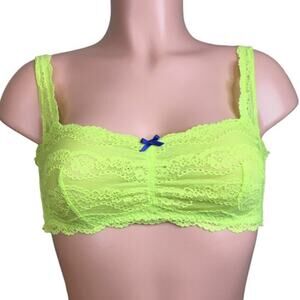 Victoria’s Secret sexy little things neon green lime  bralette size medium